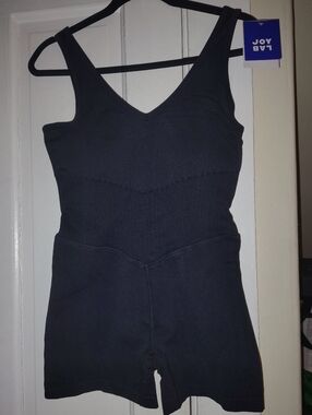 NWT JOYLAB XL Dark Grey Bodysuit